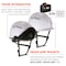Ergodyne White Class C Safety Helmet + LED Light 8975-LED - alternate 7